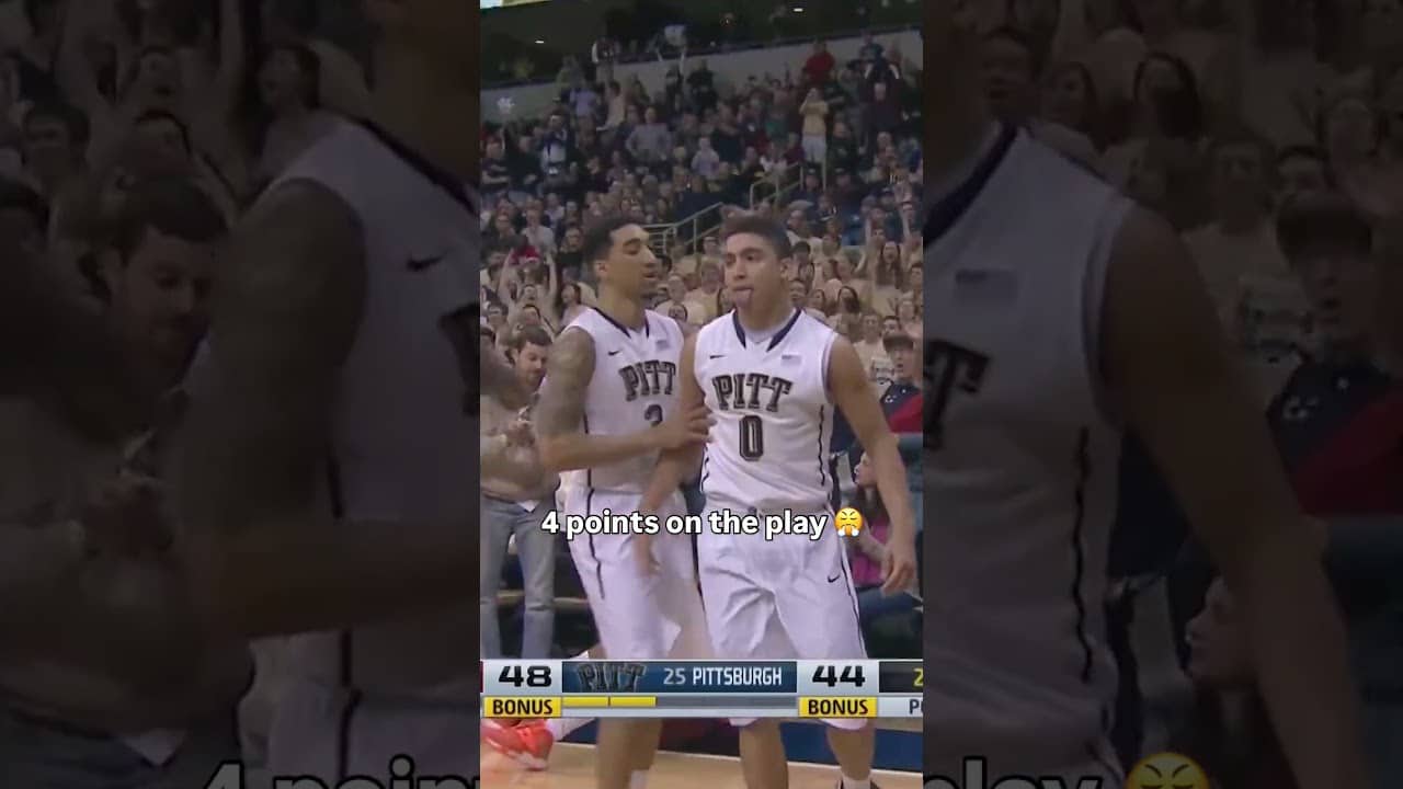 He drained that 😮‍💨 #pittsburghpanthers #accbasketball #collegebasketball