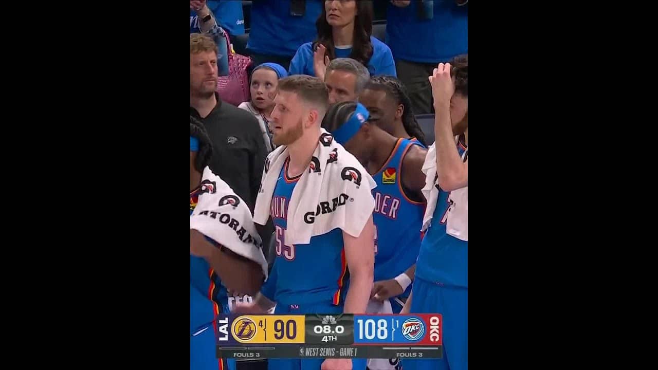 OKC TAKES GAME 1 VS. LAKERS IN WCSF 🚨