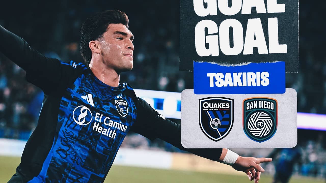 GOAL: Niko Tsakiris gets his first goal of the 2026 season | April 4, 2026