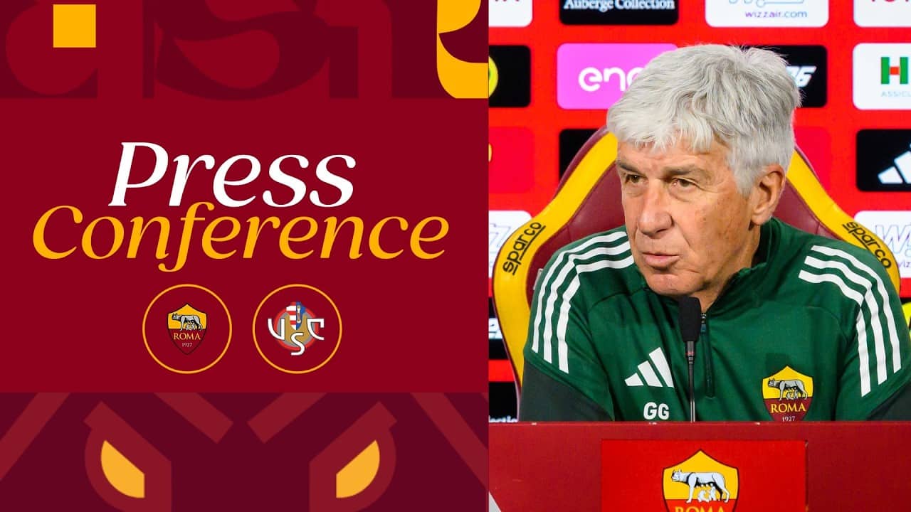 🟨 LIVE 🟥 LA CONFERENZA STAMPA DI GIAN PIERO GASPERINI ALLA VIGILIA DI ROMA-CREMONESE