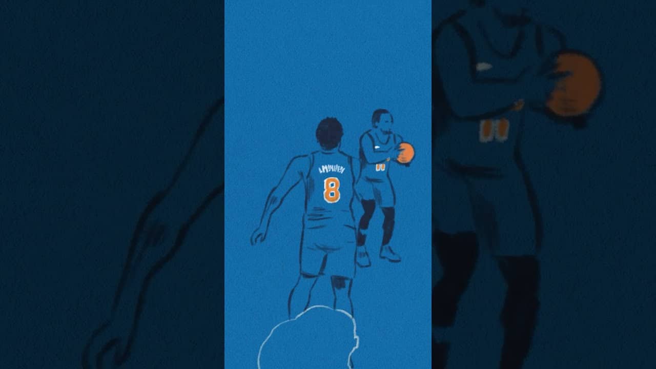 our passing has become a work of art 🖼️ #nba #nyknicks #nbaplayoffs