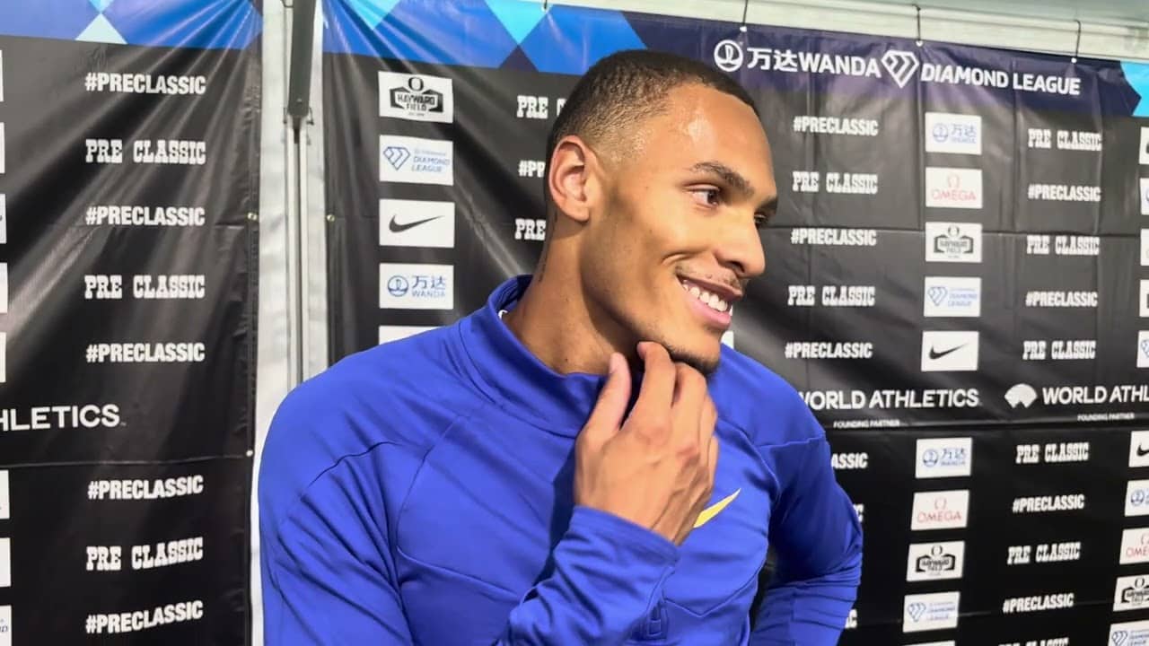 Jamal Britt Talks Journey To Nike Pro Contract After No. 5 All-Time 110mH In 12.86 At Pre Classic