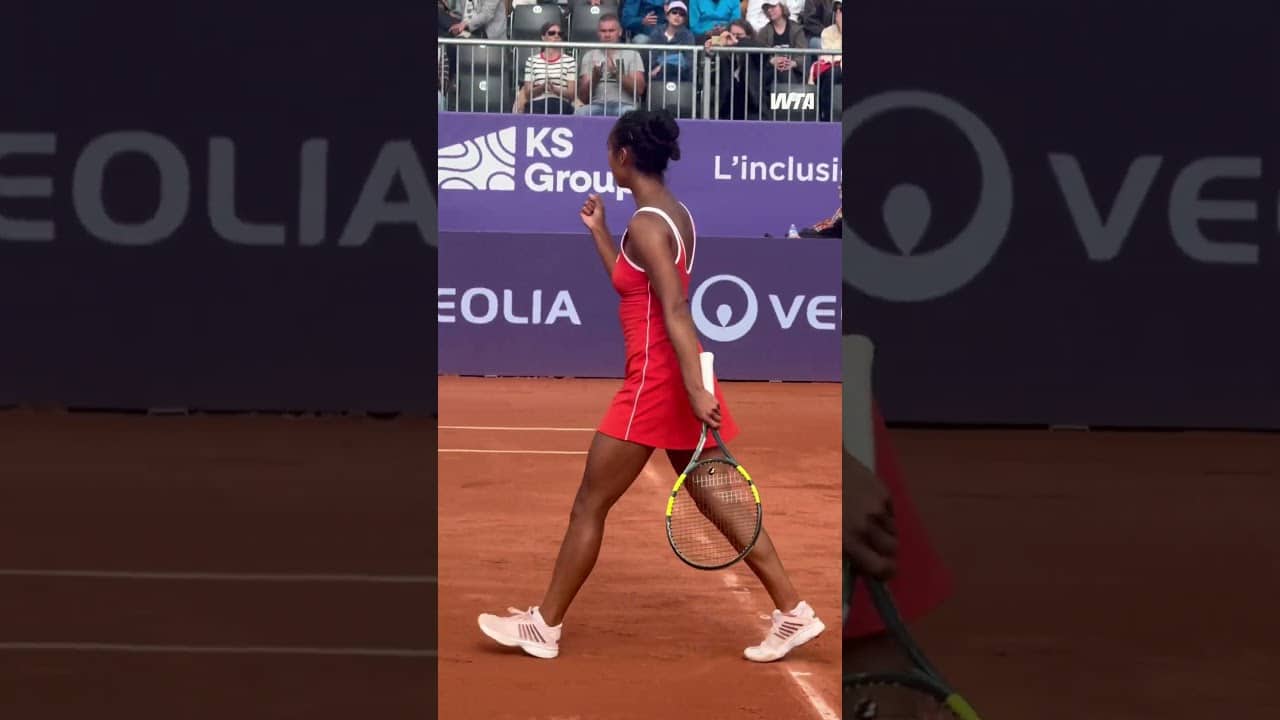 Safely through in Strasbourg 🙌 No.7 seed Leylah Fernandez defeats Jeanjean 6-1, 7-5 🫡#IS26