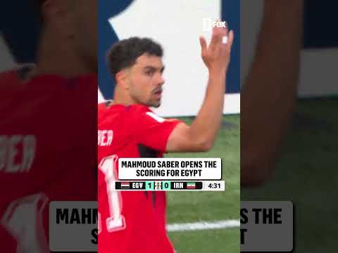 Mahmoud Saber opens up the scoring for Egypt