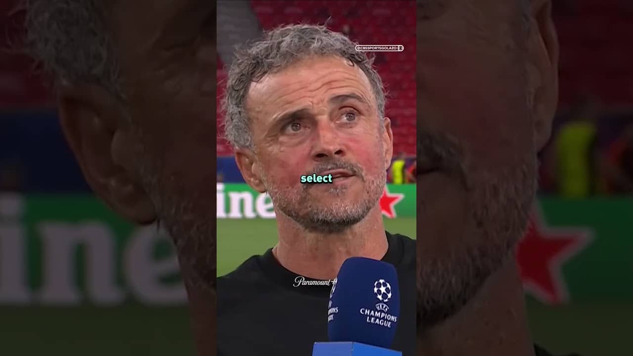 "What you're doing for French football is outstanding..." 🇫🇷 #UCLToday #UCLFinal #PSGvsArsenal