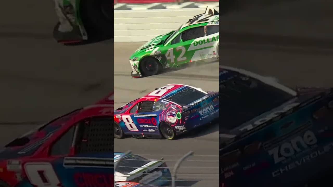 Busch vs Nemechek in Texas