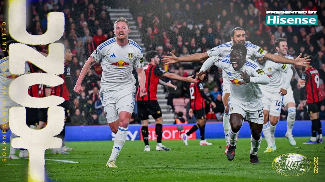 Dramatic 97th-minute equaliser! Uncut exclusive footage | AFC Bournemouth 2-2 Leeds United
