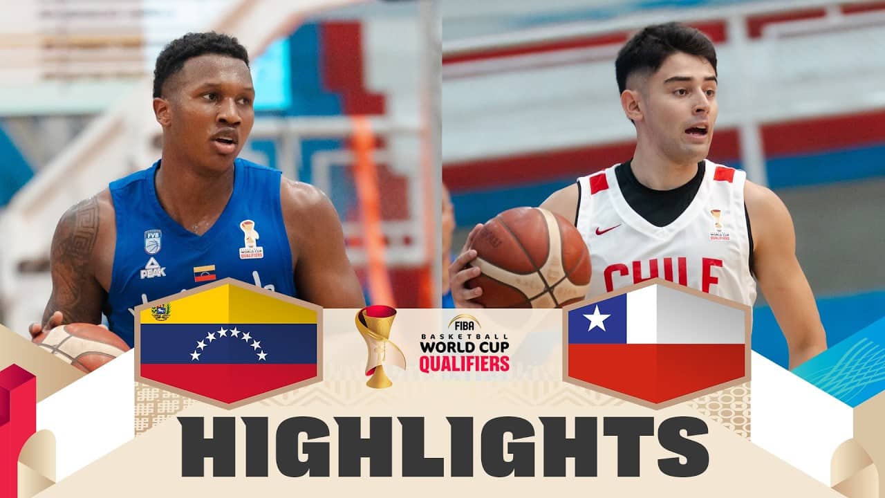 Venezuela 🇻🇪 v Chile 🇨🇱 | Highlights | FIBA Basketball World Cup 2027 Americas Qualifiers