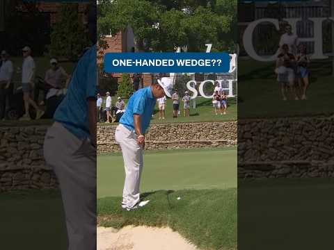 ONE-HANDED Hideki Matsuyama 👀