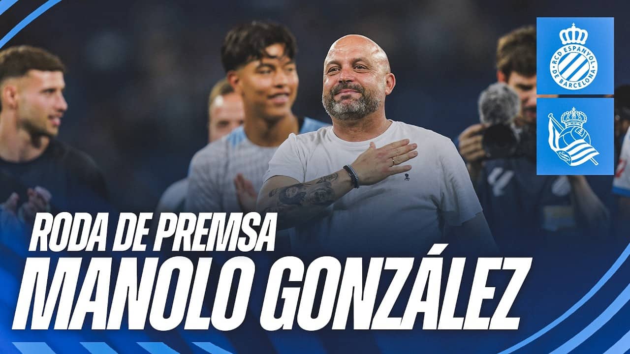 🎥 Roda de premsa postpartit de Manolo González #EspanyolRealSociedad