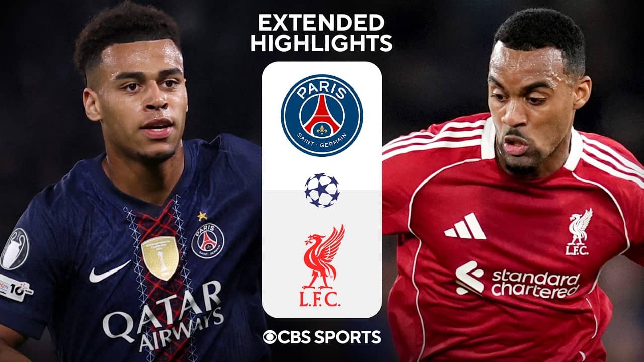 PSG vs. Liverpool: Extended Highlights | UCL Quarterfinals - Leg 1 | CBS Sports Golazo