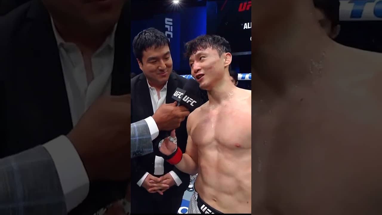 핏불 콜아웃한 '슈퍼보이' 최두호🎤  #UFCVegas117