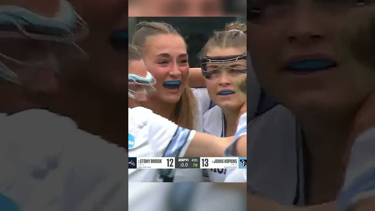 BUZZER BEATER finish in WLAX quarterfinals 🤯🥍 #shorts