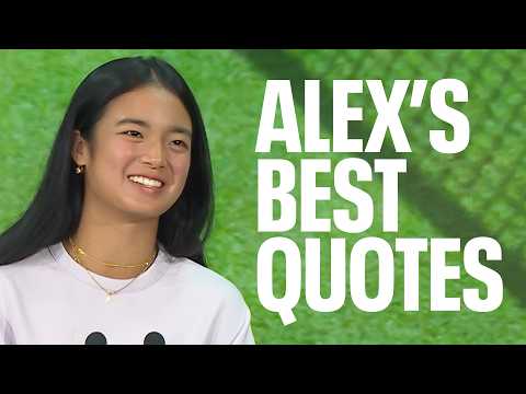 Alex Eala's Best Wimbledon Press Conference Moments | "Once It Grows, It Cannot Be Stopped" 🎤