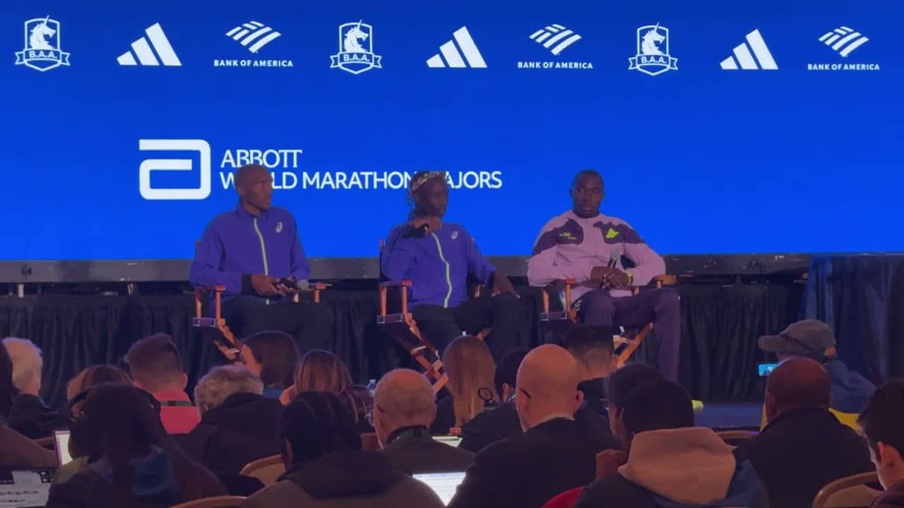 Boston Marathon 2026 Men’s Champion John Korir Press Conference | Full Podium