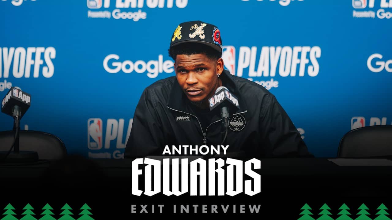 “I Just Tip My Hat To Them.” | Anthony Edwards Exit Interview | 05.15.26