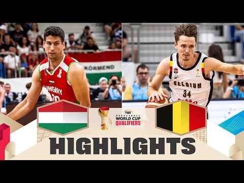 Hungary 🇭🇺 v Belgium 🇧🇪 | Extended Highlights | FIBA Basketball World Cup 2027 European Qualifiers
