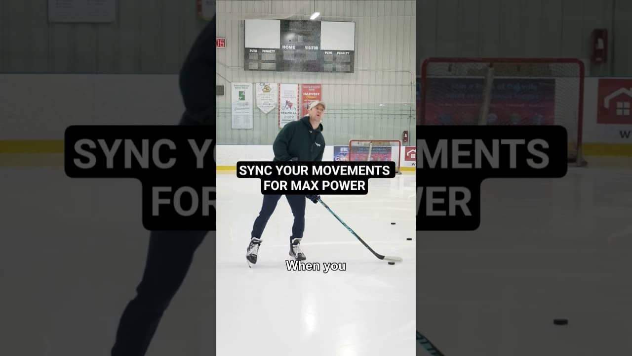 SYNC YOUR MOVEMENTS FOR MAX POWER #hockeycoaching #hockeytraining