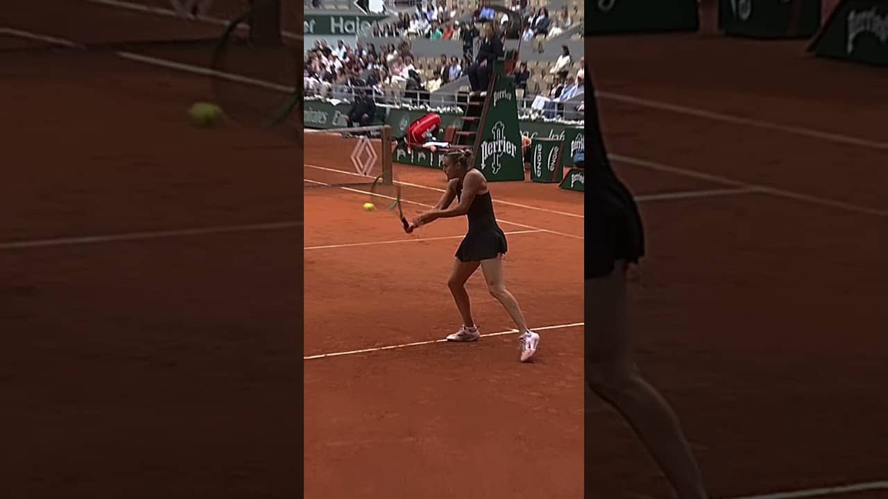 Aryna Sabalenka's power 🐅💥 #rolandgarros #tennis #sabalenka #tennisedit