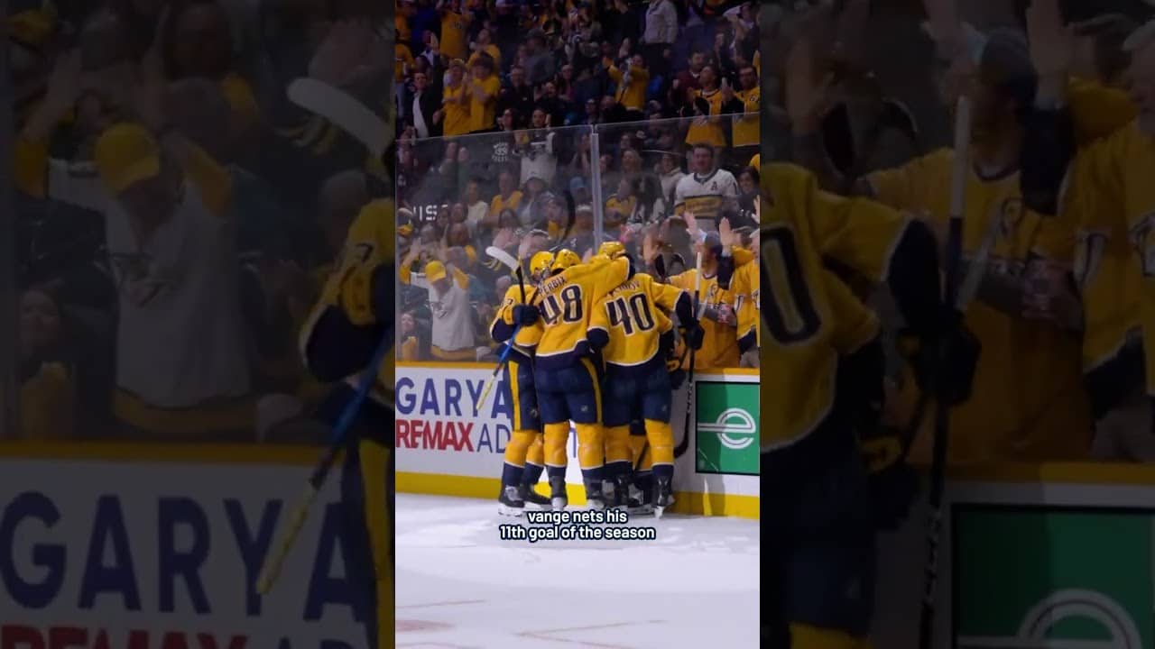 Vange nets his 11th goal of the season #predsnhl
