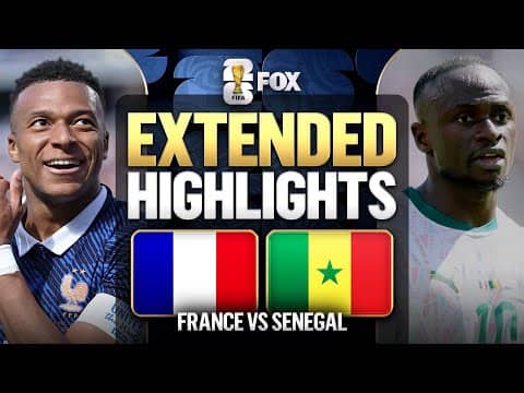 France vs Senegal Extended Highlights 🌎🏆 2026 FIFA World Cup™