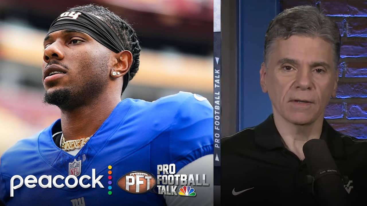 Malik Nabers questions Giants’ Arvell Reese selection at No. 5 | Pro Football Talk | NFL on NBC