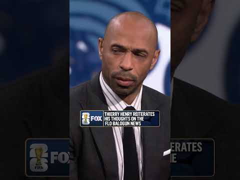 Thierry Henry reiterated his thoughts on the Flo Balogun news