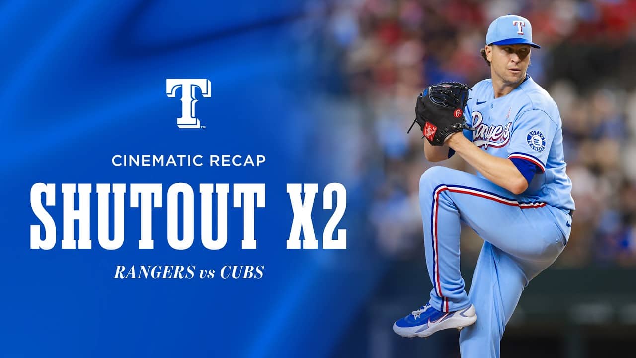 Rangers Shutout Cubs In Back-To-Back Games