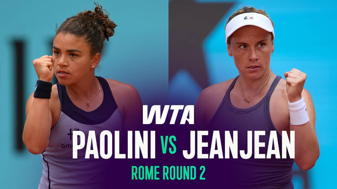 Jasmine Paolini vs. Leolia Jeanjean | 2026 Rome Round 2 | WTA Match Highlights