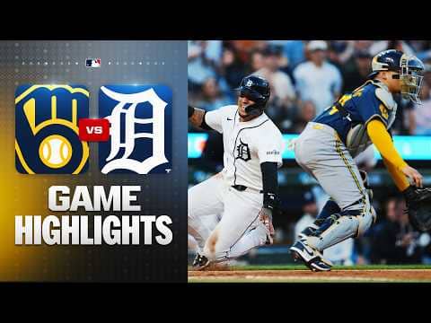 Brewers vs. Tigers Game Highlights (4/22/26) | MLB Highlights