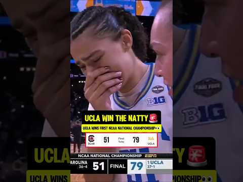 UCLA are CHAMPS for the FIRST TIME🚨