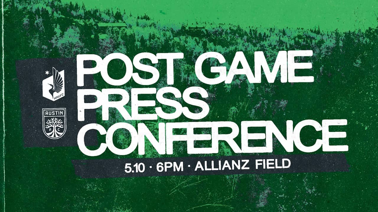 Austin FC Post Match Press Conference | May 10, 2026