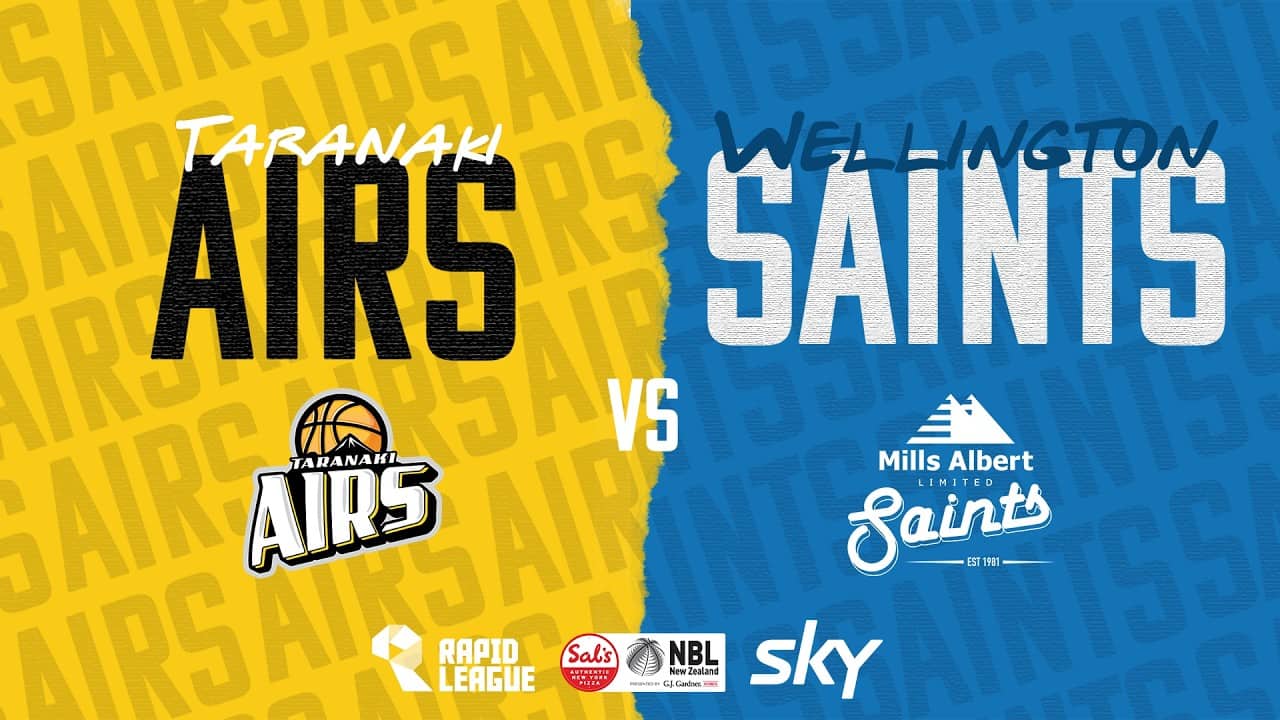 Taranaki Airs v Wellington Saints | Full Basketball Game | @SalsNBL 2026