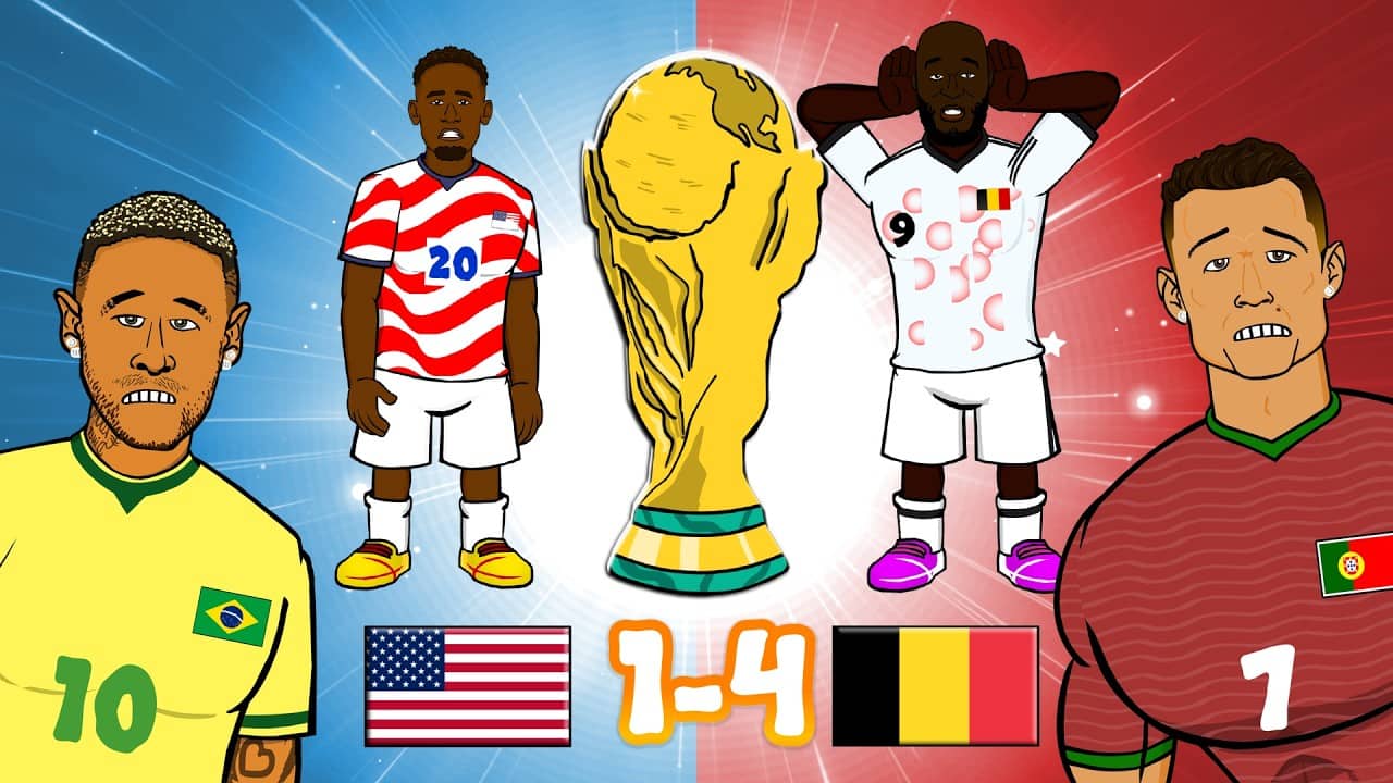 BYE BYE USA, Ronaldo and Neymar👋 USA 1-4 Belgium World Cup Highlights 2026