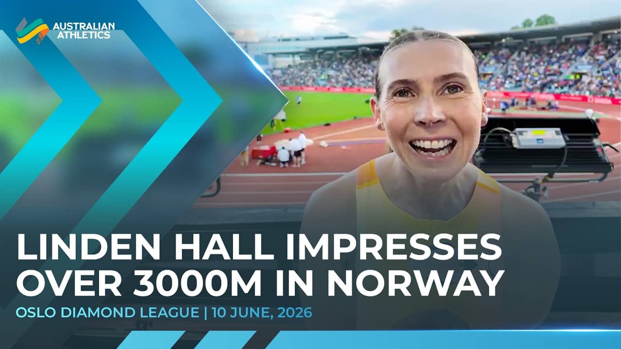 Linden Hall leads early before clocking 3000m season's best | 2026 Oslo Diamond League