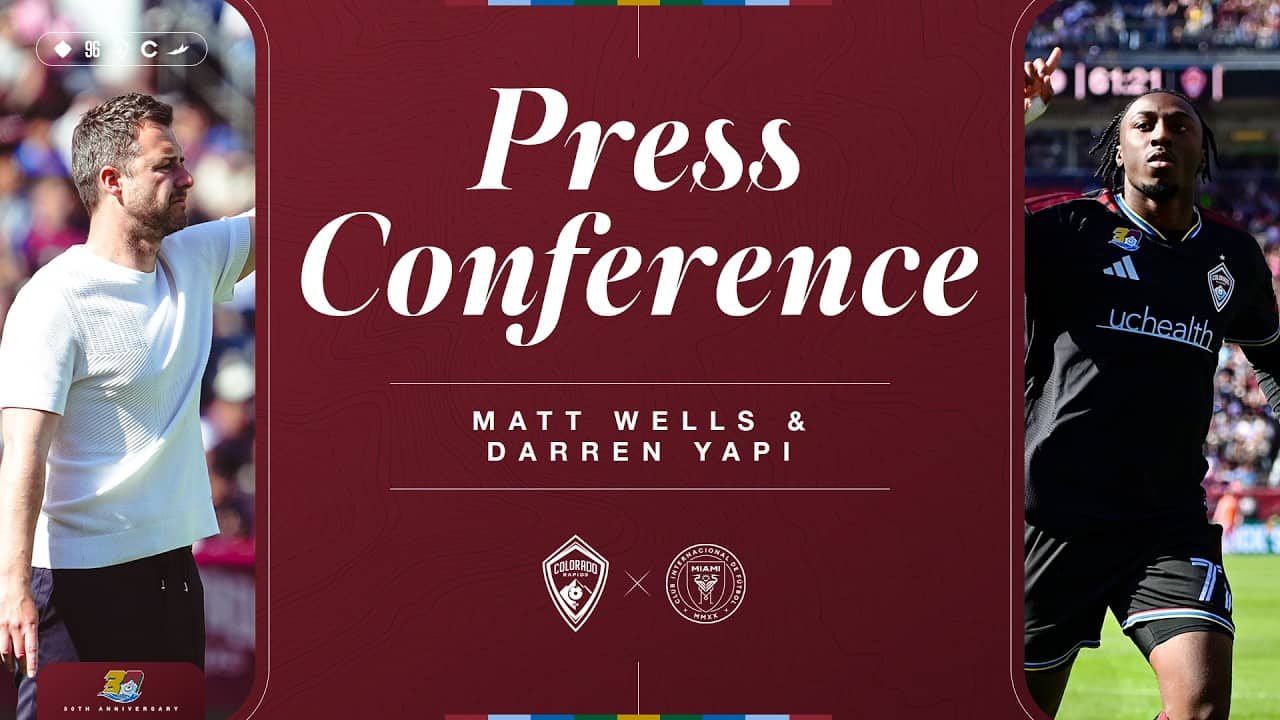 Postgame Press Conference: Colorado Rapids vs Inter Miami CF