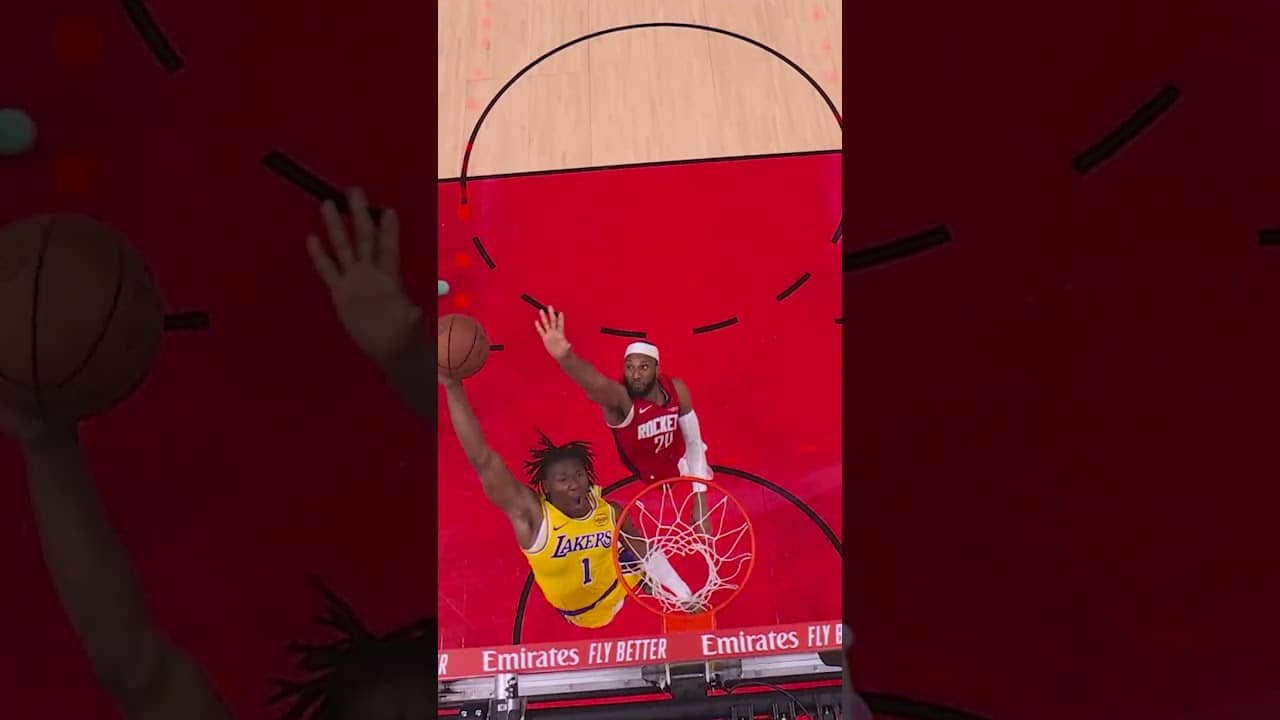Adou Thiero's athleticism is UNREAL #lakers #NBAPlayoffs