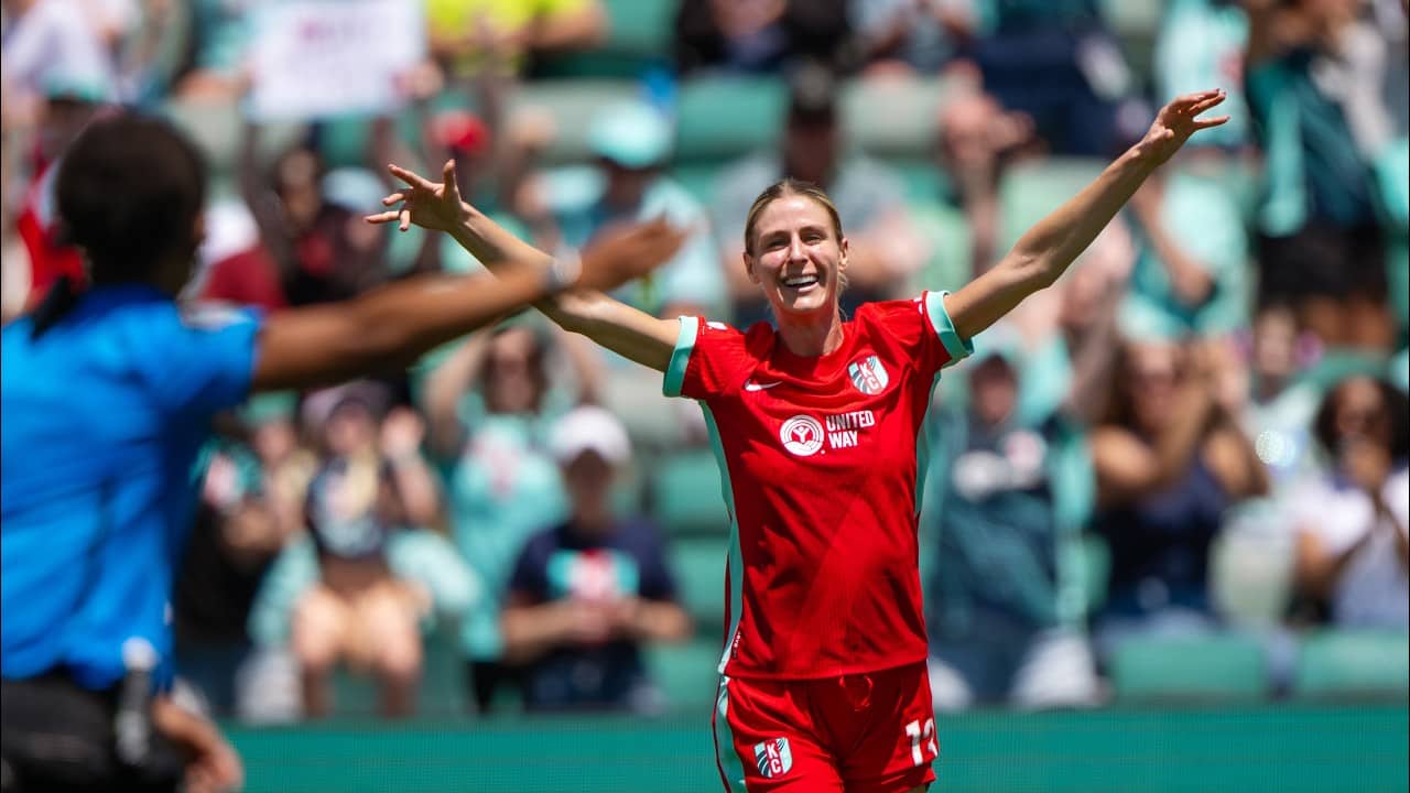 GOAL: Haley Hopkins vs. Portland Thorns FC | May 24, 2026