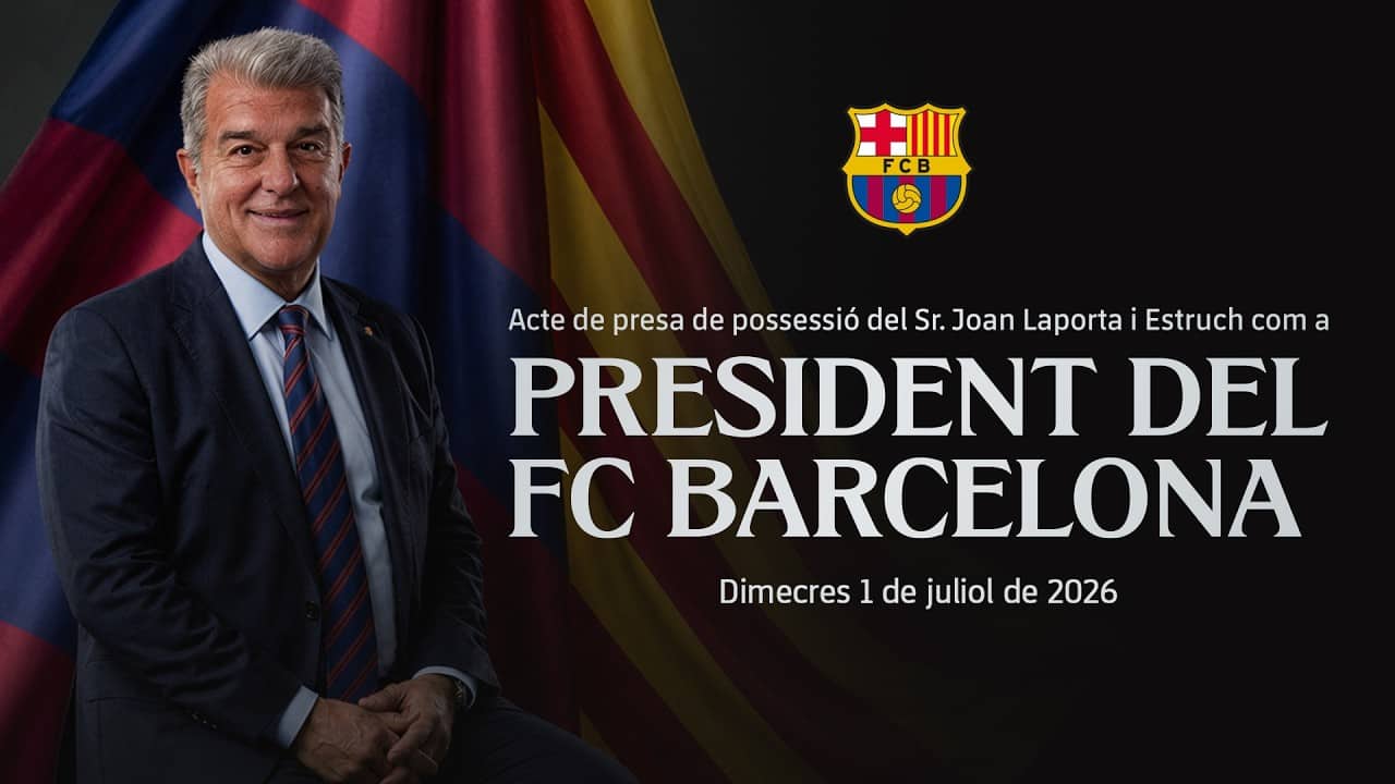 🔴 LIVE | JOAN LAPORTA'S PRESIDENTIAL INAUGURATION