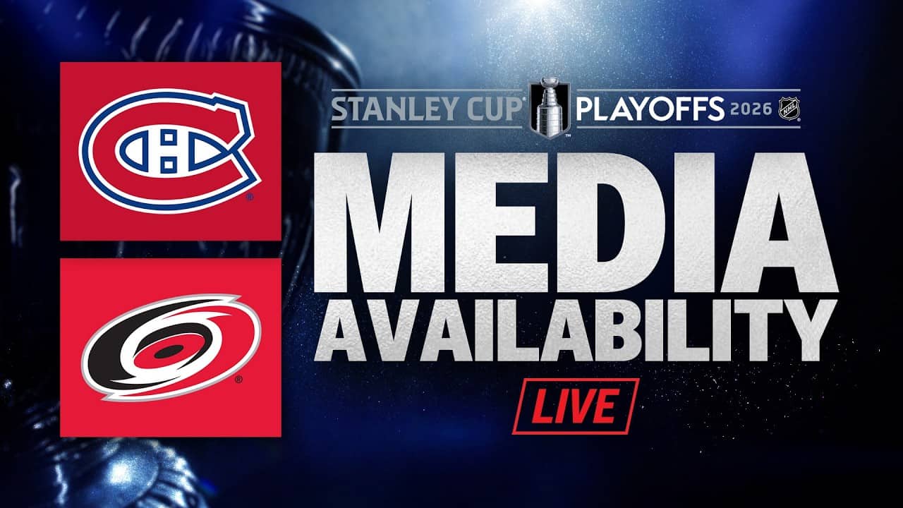 Montreal Canadiens vs. Carolina Hurricanes Game 2 Post-Game Media Availability