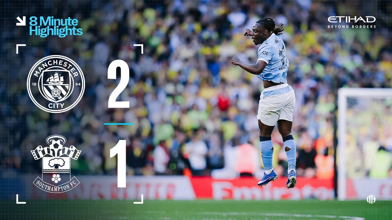 EXTENDED HIGHLIGHTS | Man City 2-1 Southampton | Two late goals send City into the FA Cup final!