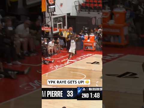 YPK Raye leaks out for the two hand dunk!