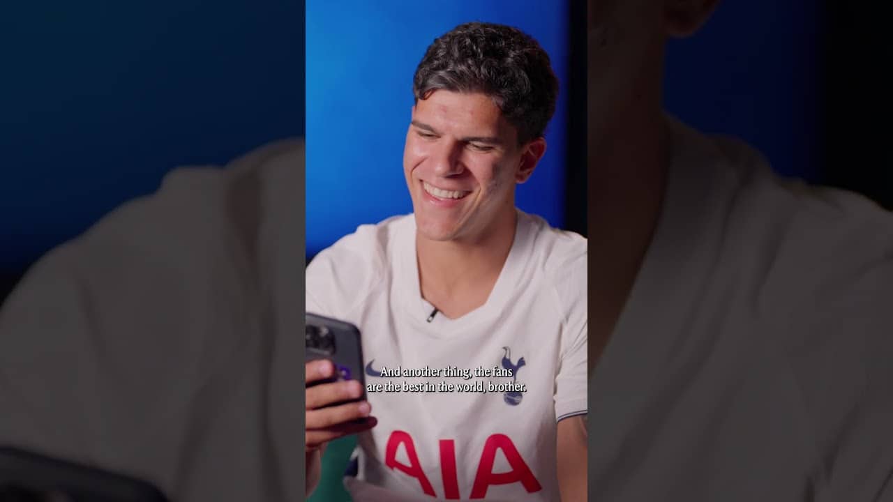 “The fans are the best in the world, brother. You’re gonna love it.” A special call for Mateus 📱