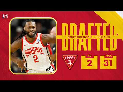 Rockets Draft | Bruce Thornton Media Availability | 06.24.2026