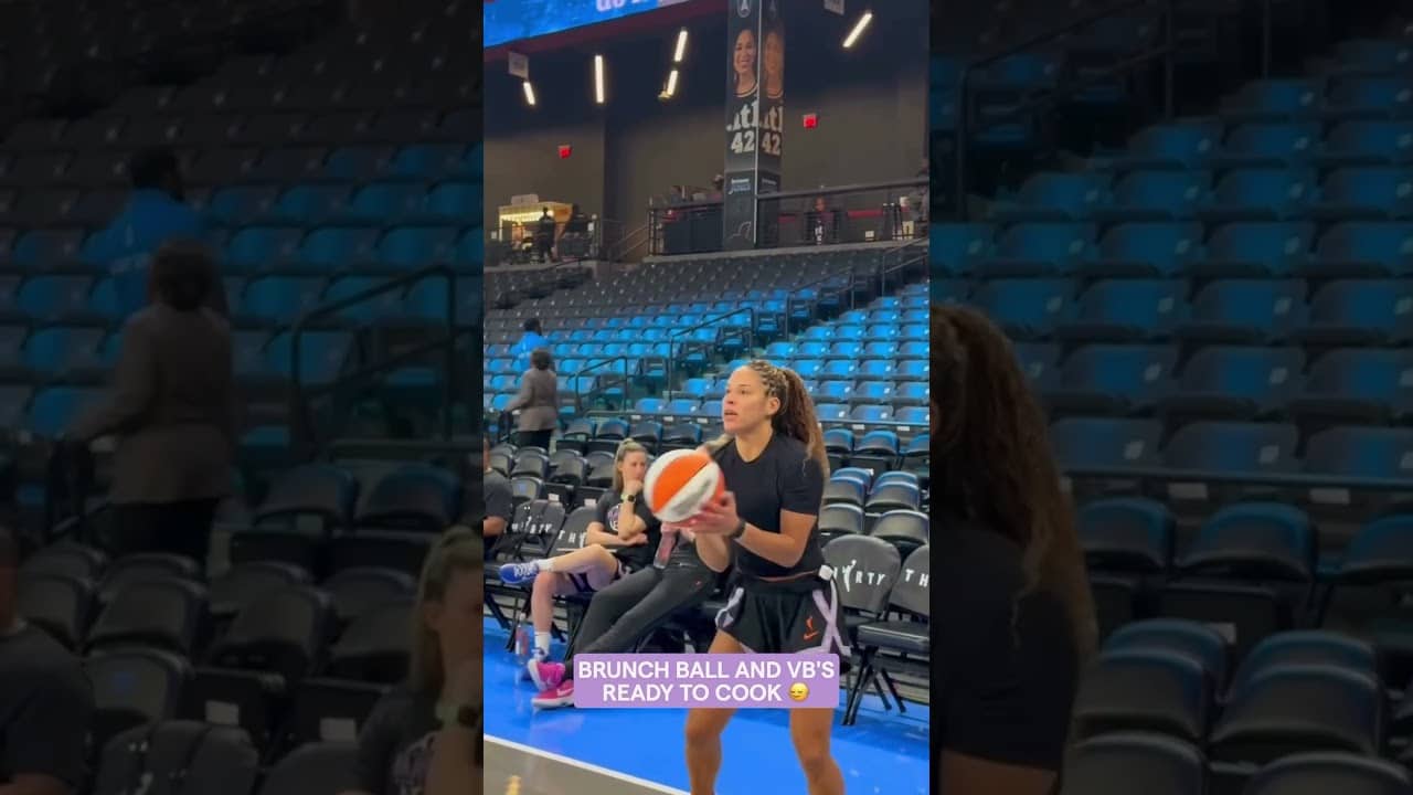Veronica Burton Locked In. 🔥 #goldenstatevalkyries #wnba #shorts