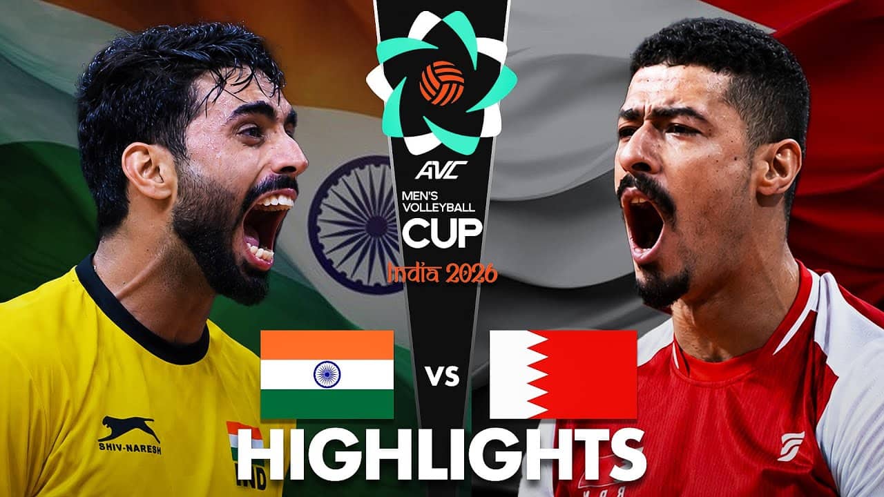India 🇮🇳 vs Bahrain 🇧🇭 | Highlights | AVC Mens Cup 2026