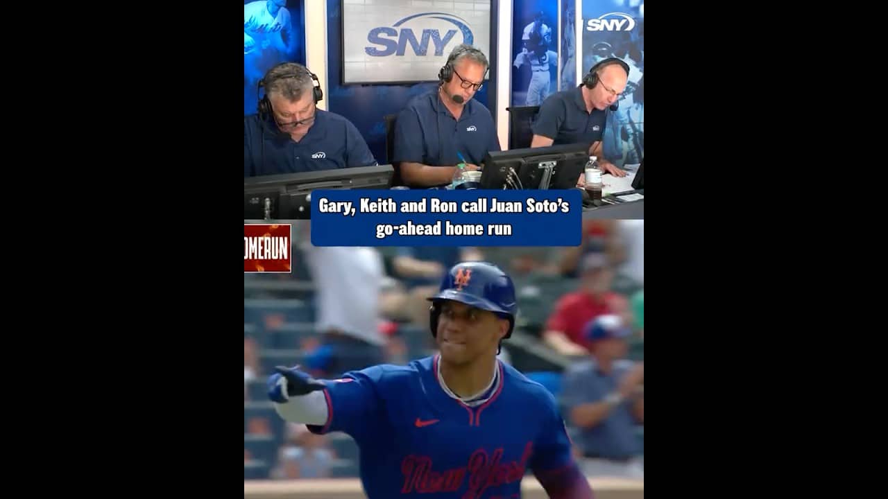 Juan Soto’s go-ahead homer got a pen slam out of Gary ✍️