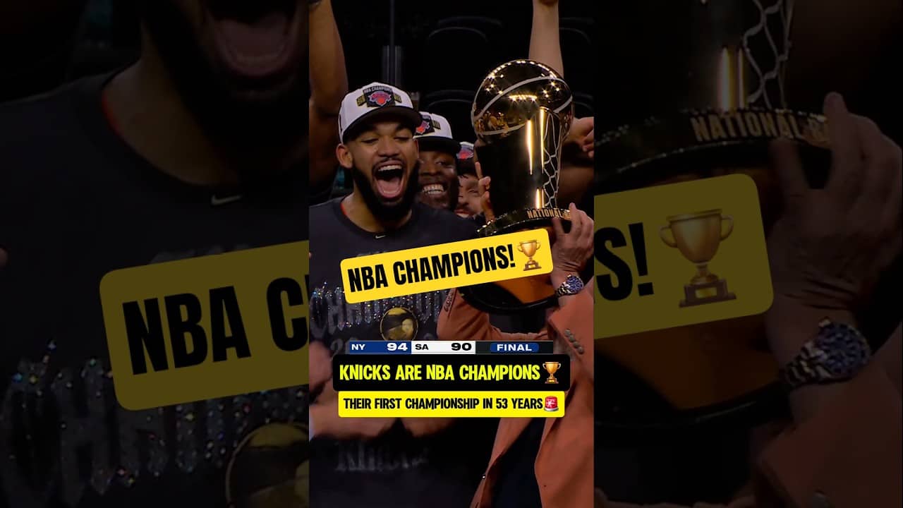 Knicks are 2026 NBA CHAMPIONS🏆