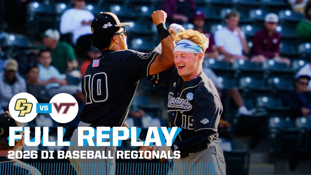 Cal Poly vs. Virginia Tech: 2026 NCAA baseball regional opener | FULL REPLAY
