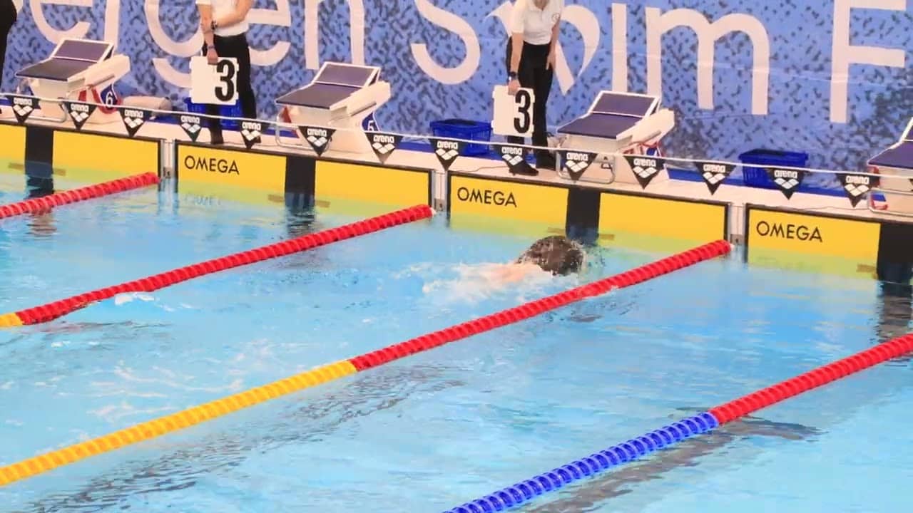 Men's 400 Free (Lukas Martens, 3:44.29 MEET RECORD) - 2026 Bergen Swim Festival